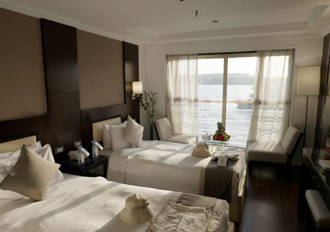 Cabin aboard the Farah Nile Cruise Nile cruise